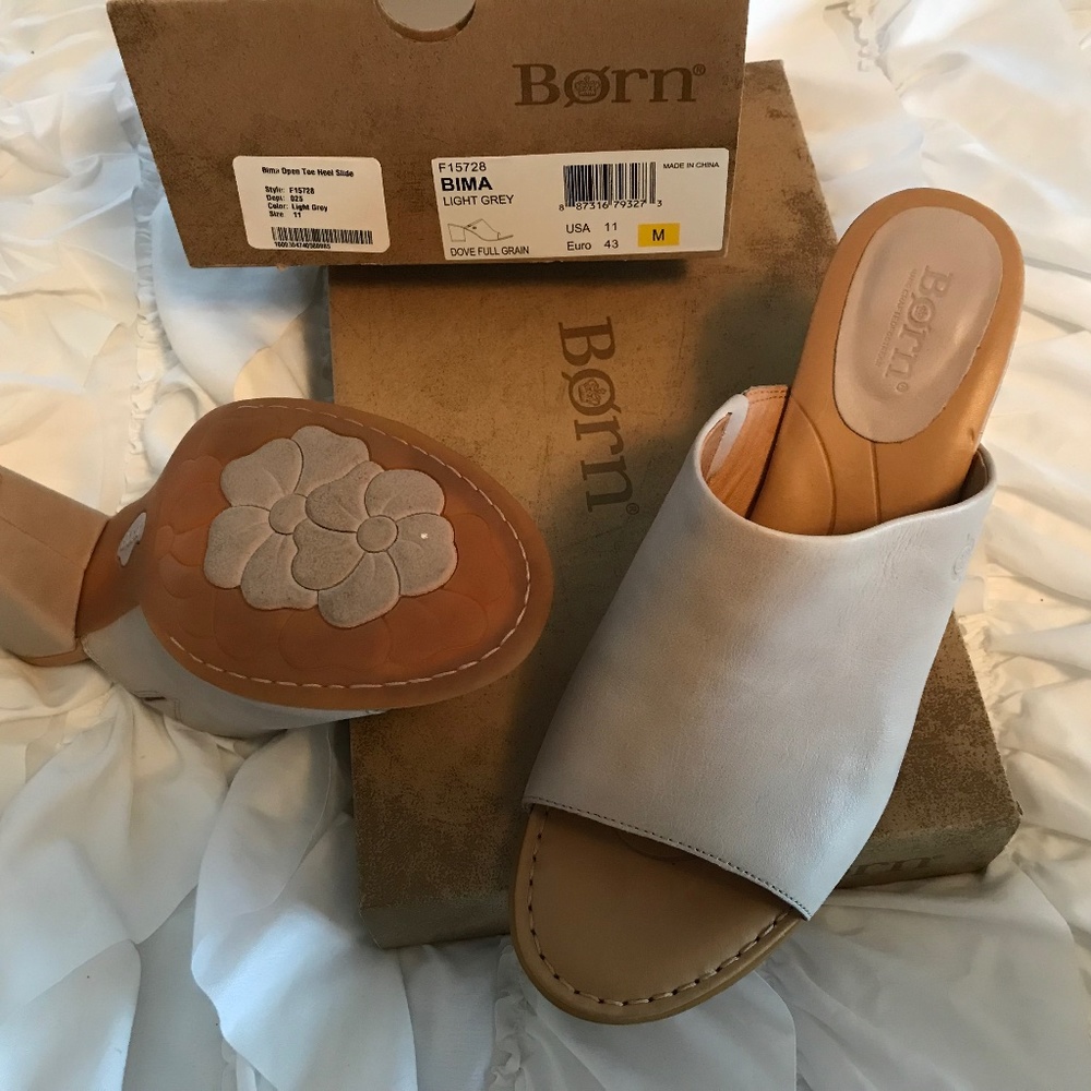 Born mules cream size 11
